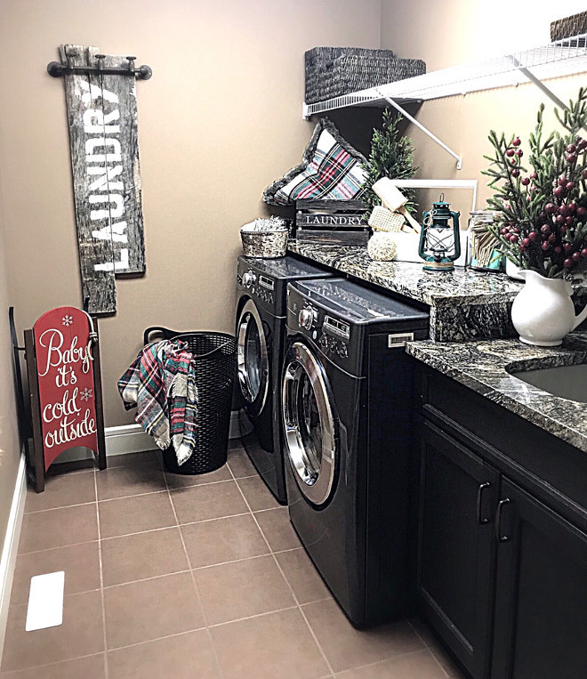 Rustic Laundry Room Ideas I just wanted our laundry room to be functional first/foremost, but then I added a little rustic charm with my diy laundry sign