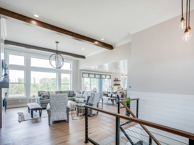 Sherwin Williams Repose Gray Neutral main floor paint color Sherwin Williams Repose Gray Sherwin Williams Repose Gray #SherwinWilliamsReposeGray #neutralpaintcolor #mainfloorpaintcolor