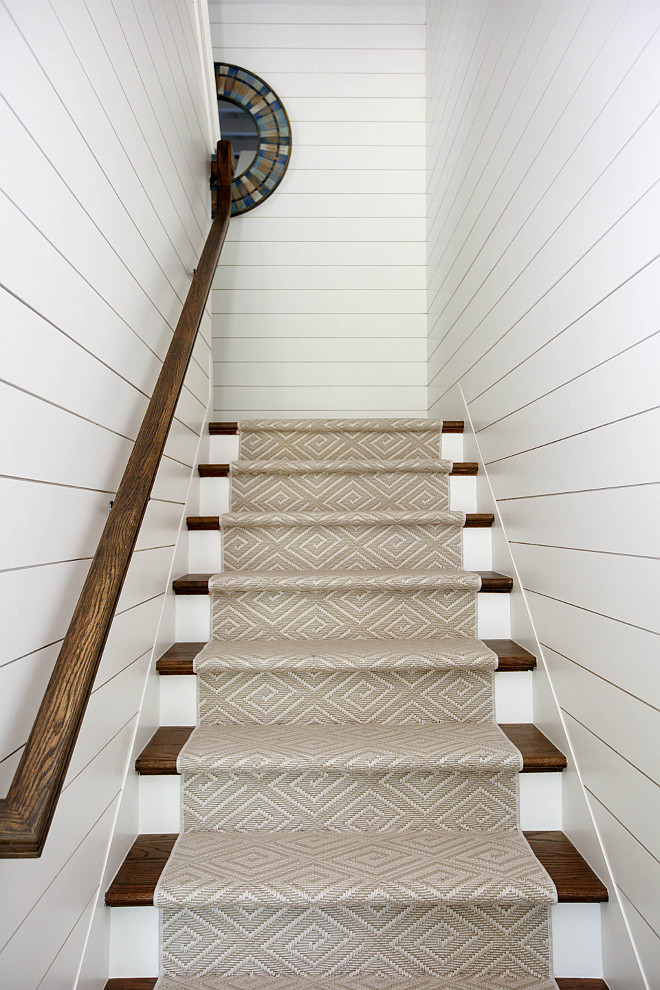 Tongue and groove Shiplap Use 1/2 thick 5.5" mdf base gaped to look like shiplap I love this look and think it yields a cleaner looking finished product