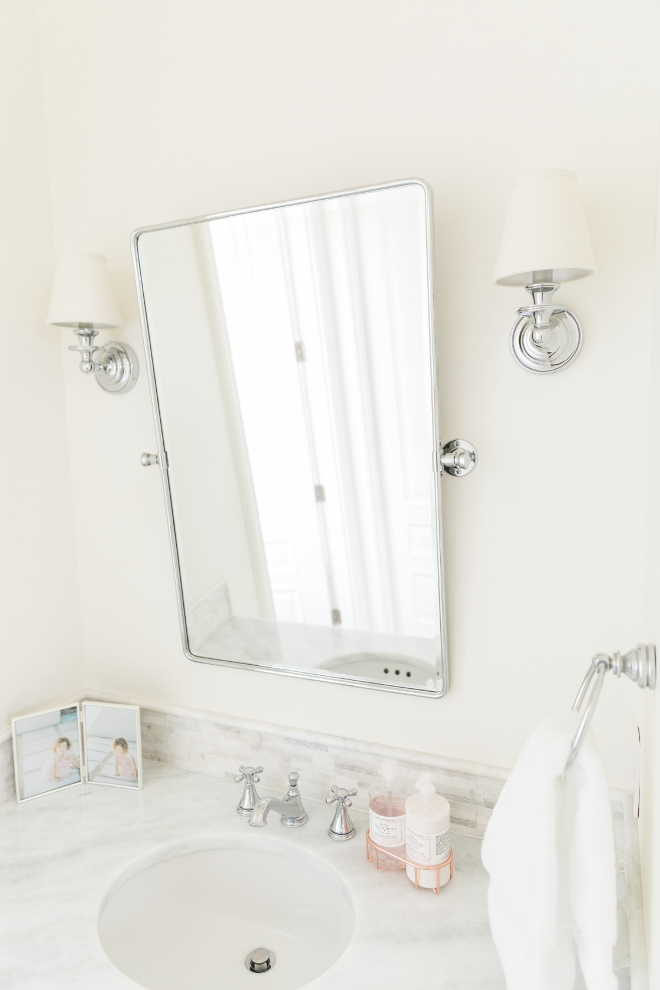 Bathroom Mirror and Sconces