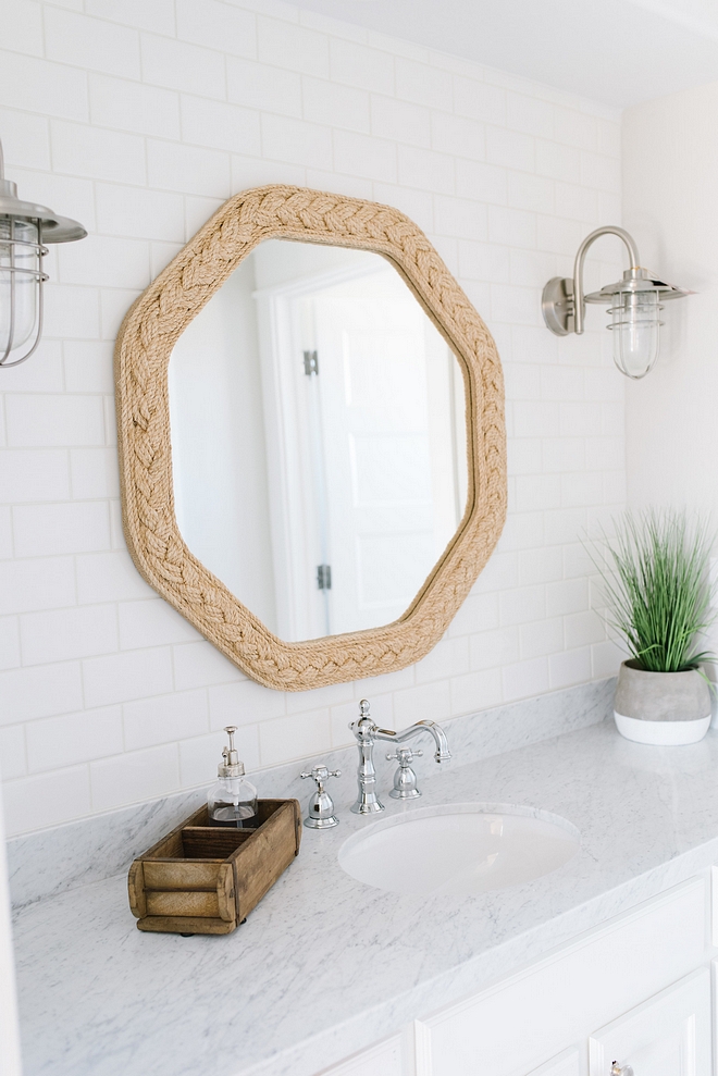 Hex Rope Mirror Braided rope mirror