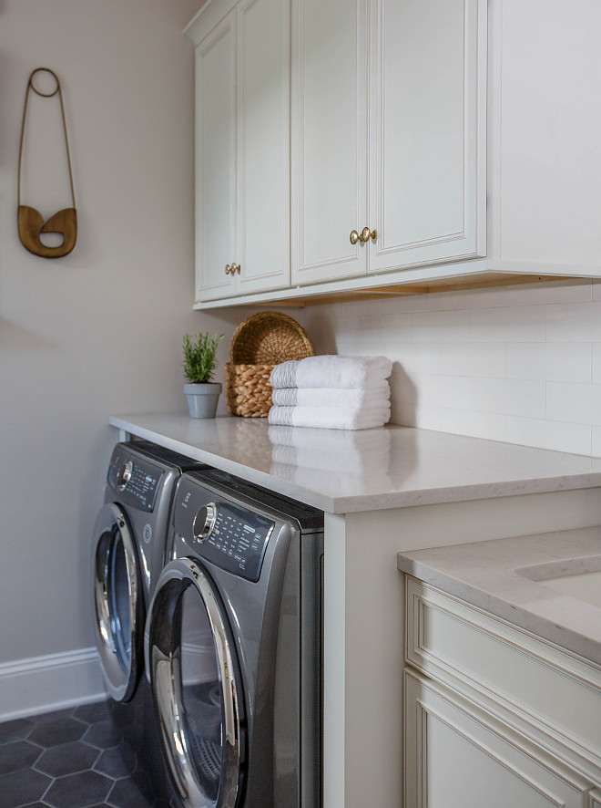 Grey Hex Floor Tile White Laundry Room with Grey Hex Floor Tile Grey Hex Floor Tile