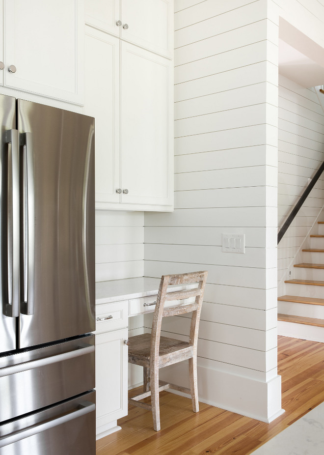 Kitchen Built-in Desk by fridge Built-in Desk in kitchen Kitchen Built-in Desk