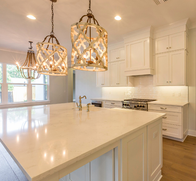 White Quartz Kitchen Countertop Marble-looking Quartz