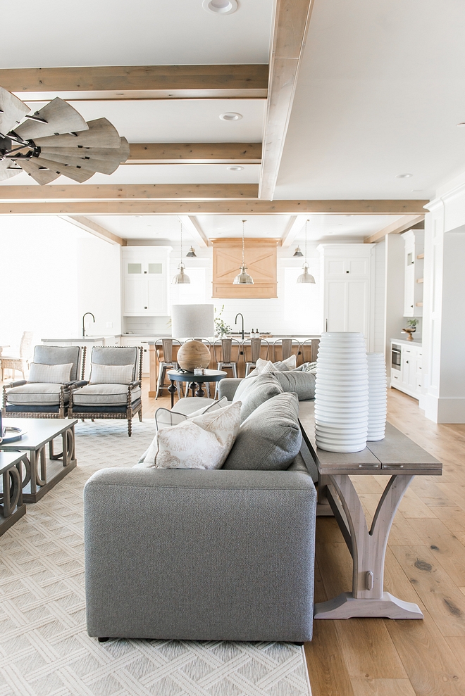 Living room grey color scheme This living room carries a soft color scheme that is soothing, welcoming and quite casual