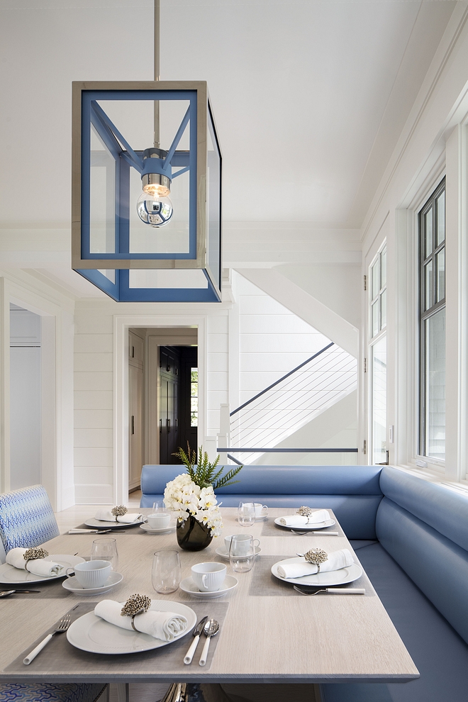 Blue and white Breakfast Nook Hamptons Blue and white Breakfast Nook Blue and white Breakfast Nook