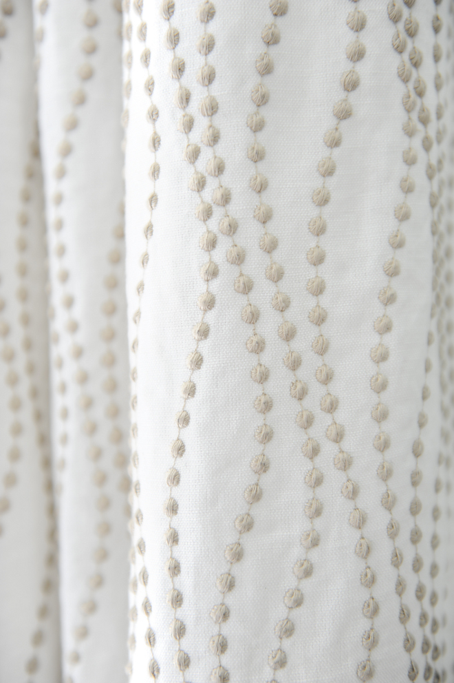 Embroidered linen drapery Curtain Embroidered linen drapery Embroidered linen drapery