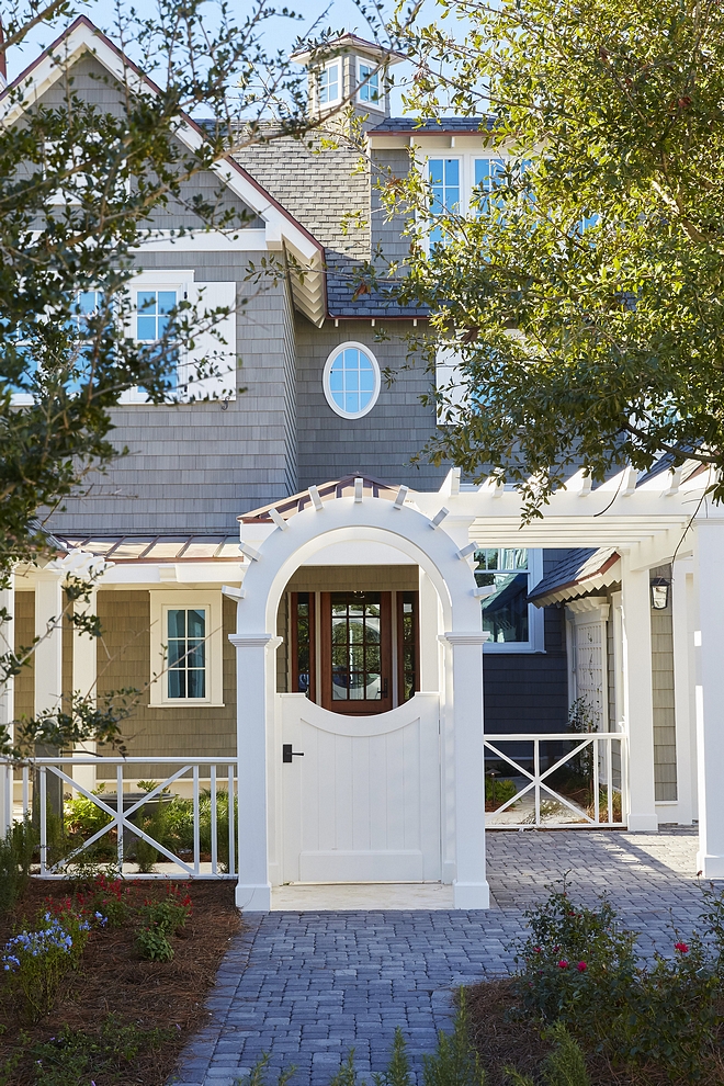 arched arbor and gate Gorgeous fenced courtyard with arched arbor and gate arched arbor and gate arched arbor and gate