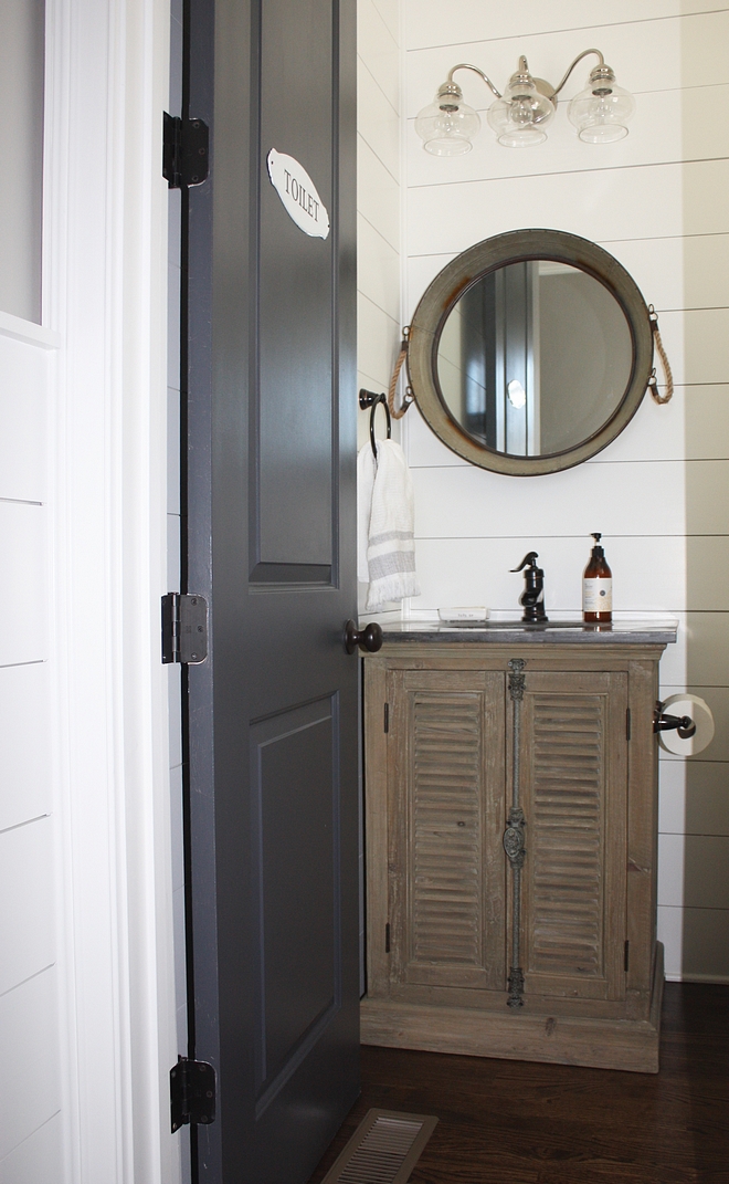 Shiplap Powder Room Farmhouse Shiplap Powder Room Farmhouse Bathroom Shiplap Powder Room Farmhouse Bathroom