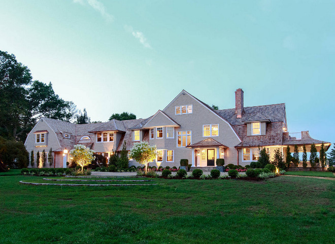 Shingle Home front elevation with Jeldwen Siteline windows