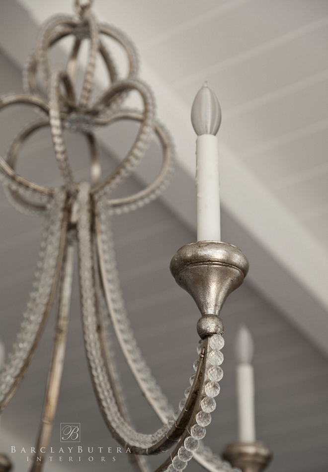 Visual Comfort NW 5031VS Venetian Silver Milan 6 Light 38" Wide Chandelier beaded chandelier traditional chandelier