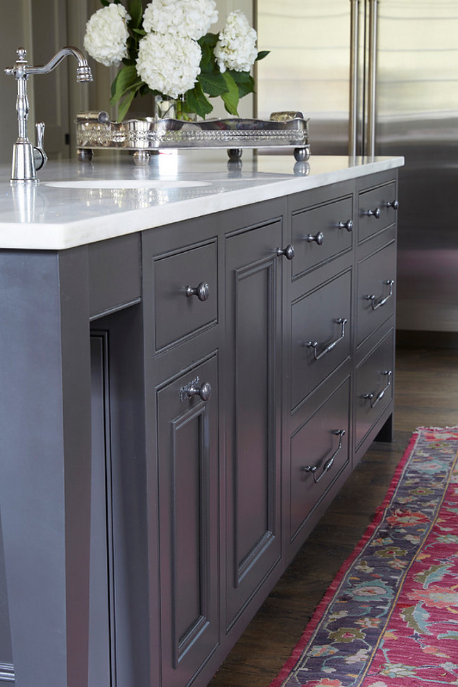 Benjamin Moore HC-168 Chelsea Gray Benjamin Moore HC-168 Chelsea Gray Kitchen island cabinet paint color