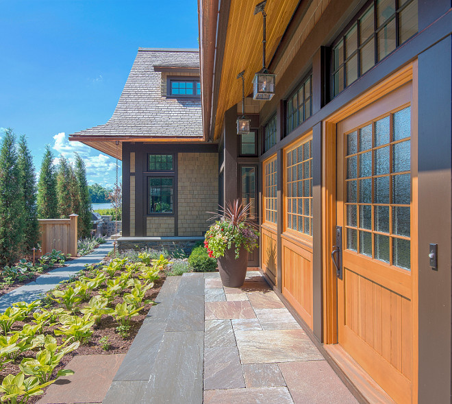 Fir Front Door Wood Fir Font Door Custom, CVG Douglas Fir, Marvin doug fir wood windows with Waterglass obscure glazing