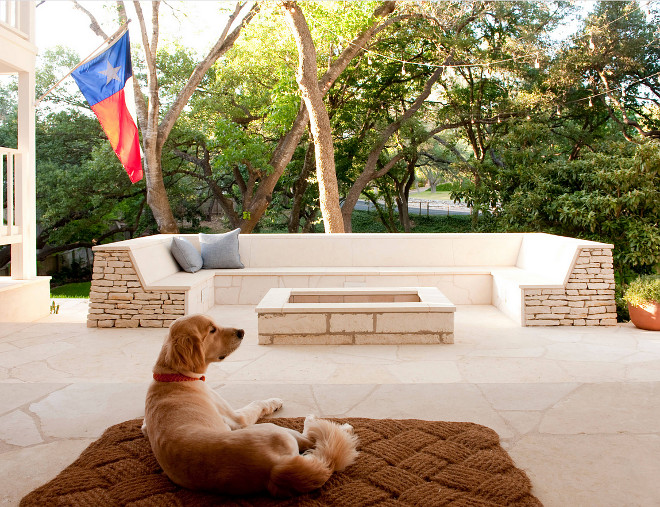 Flagstone Patio Someone seems to be having the right idea Dogs on patio Flagstone patio