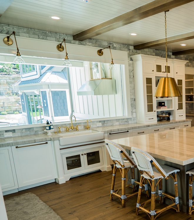 Kitchen farmhouse kitchen with brass faucet Kitchen farmhouse kitchen with brass faucet Kitchen farmhouse kitchen with brass faucet