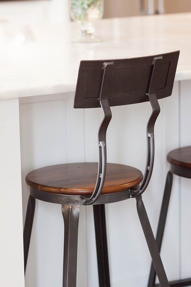 Industrial counterstool metal and wood counterstool metal and wood industrial counterstool source on Home Bunch