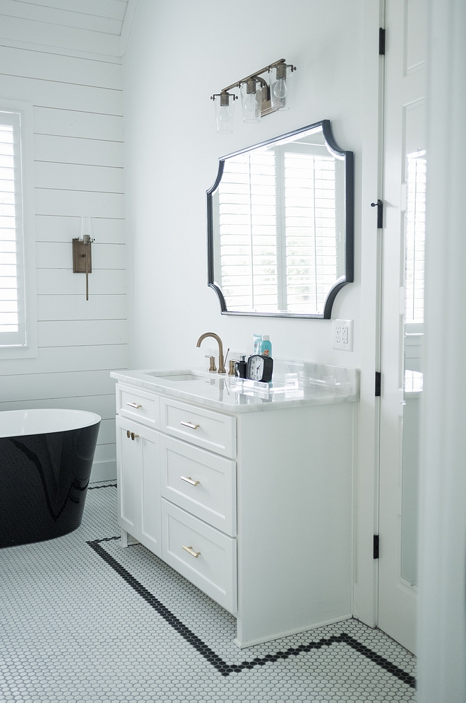 Modern Black and White Bathroom Reveal — Sarah Montgomery Interiors