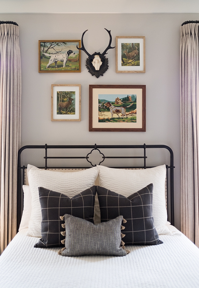 Stonington Gray HC-170 Benjamin Moore Farmhouse bedroom paint color Stonington Gray HC-170 Benjamin Moore Stonington Gray HC-170 Benjamin Moore #StoningtonGrayHC170BenjaminMoore