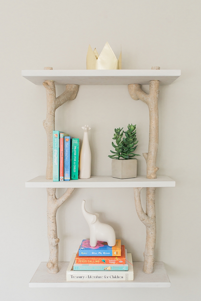 Birch bookshelf