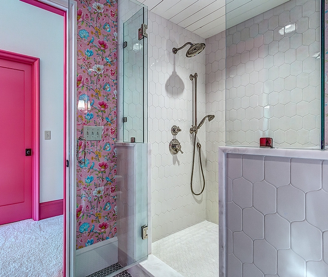 Shower Tile Shower Wall Tile Walker Zanger’s 6th avenue white gloss cocoon mosaic