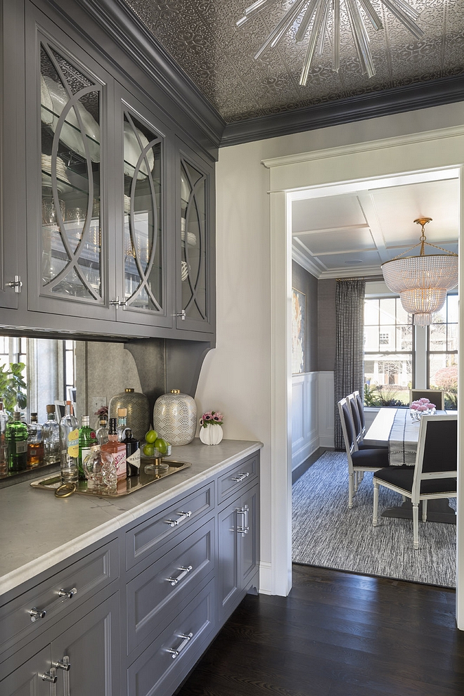 Benjamin Moore Stormy Sky Benjamin Moore Stormy Sky Butlers pantry paint color Benjamin Moore Stormy Sky paint color #BenjaminMooreStormySky #paintcolor