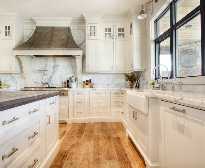 Kitchen Cabinet Details Custom built-on-site cabinetry out of MDF and paint grade woods with shaker style doors