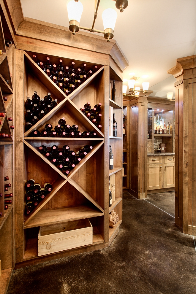 Wine Room Cabinetry Layout