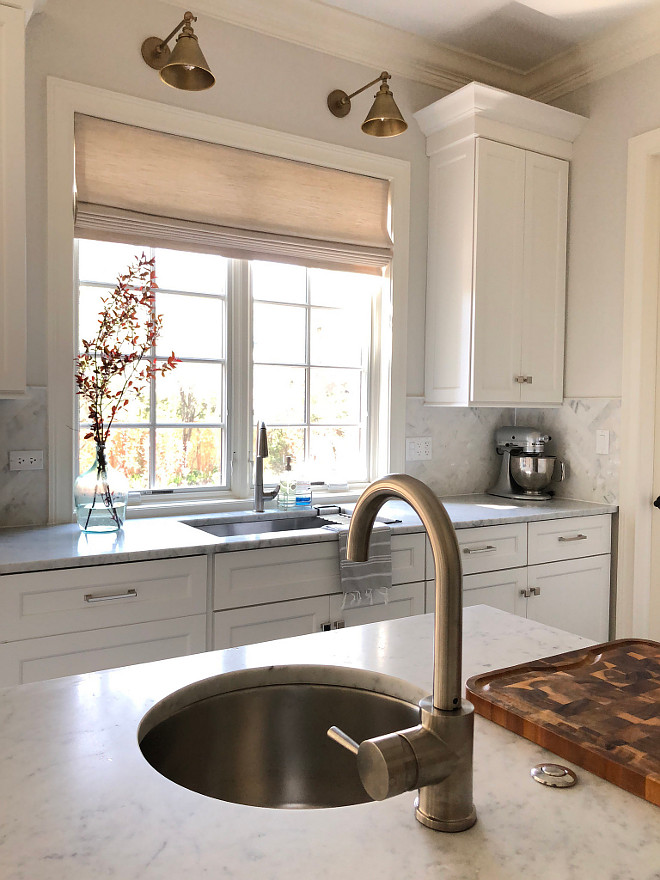 Sconces over kitchen sink Brushed Brass Sconces over kitchen sink Swing Arm Sconces over kitchen sink #Sconcesoverkitchensink #Sconceskitchensink #SwingArmSconce #BrushedBrassSconce