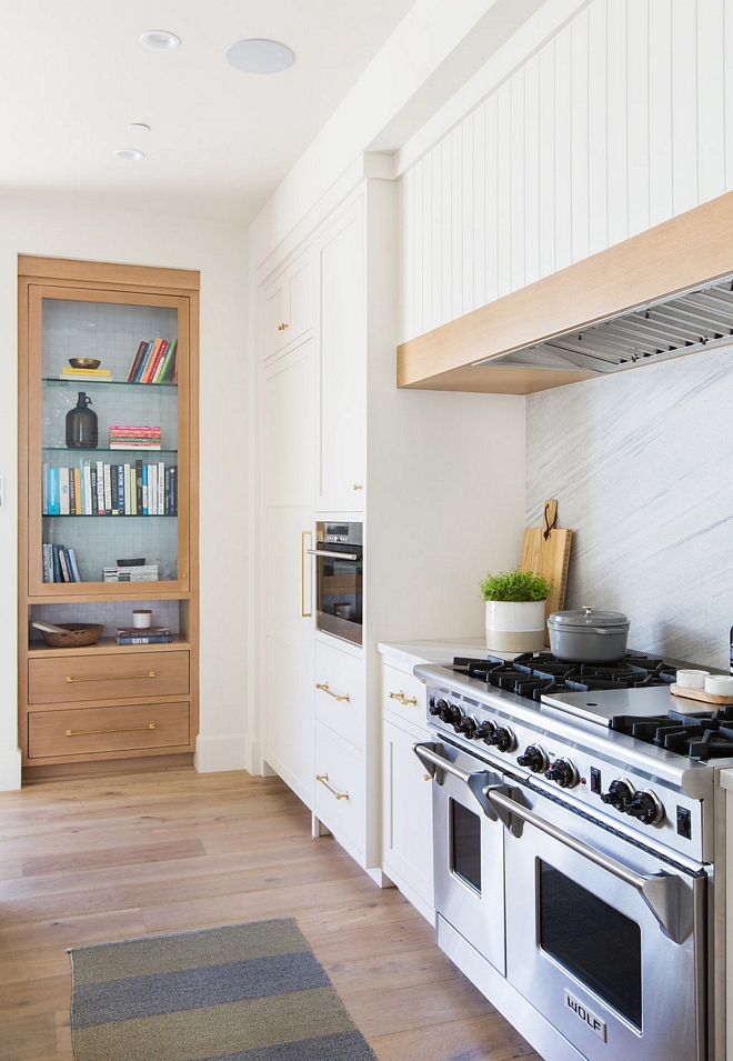 Kitchen Cabinetry Kitchen Cabinet Style Shaker Style Door Style Drawer Face Flat Panel Kitchen Cabinet Frameless Throughout Notice the custom built-in Rift Wood cookbook bookshelves #kitchencabinet #cabinetstyle #cabinetdoor #cabinetdrawer #shakerstylecabinet #bookshelves