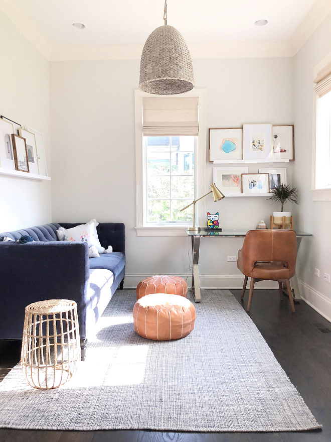 Kids Homework Room off family room Homework Room I love this homework lounge that we added at the last minute It serves as a reading/homework/mom office Homework Room Homework Room #HomeworkRoom