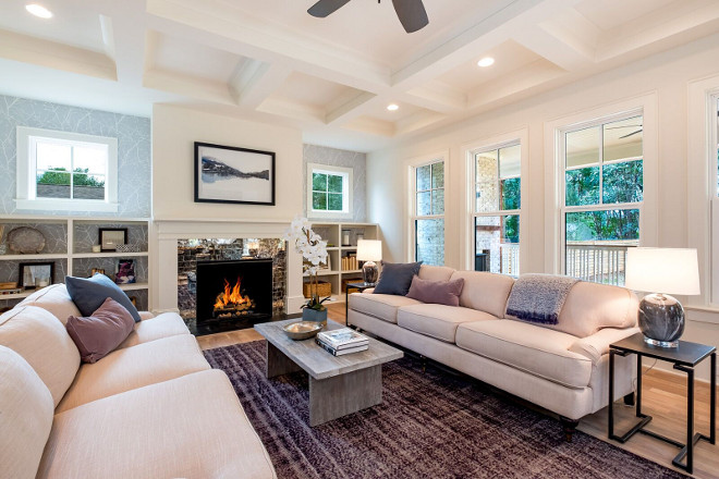 Living Room with two sofas facing each other