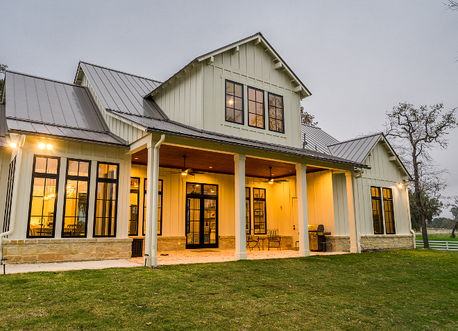 Modern Farmhouse Back Porch