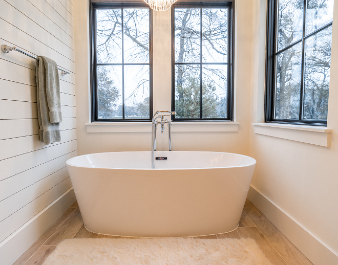 Alabaster by Sherwin Williams SW 7008 Shiplap Bathroom Alabaster by Sherwin Williams SW 7008 Alabaster by Sherwin Williams SW 7008 Paint Color #AlabasterSherwinWilliams #AlabasterSherwinWilliamsSW7008