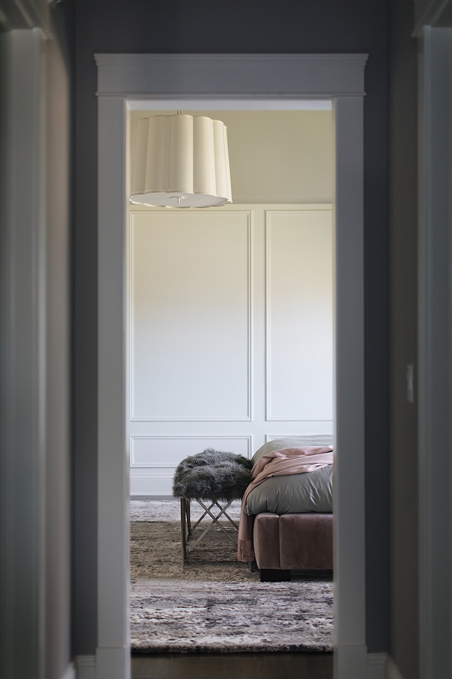 Simple Scallop Large Hanging Shade Bedroom lighting #bedroomlighting #lighting #bedroom