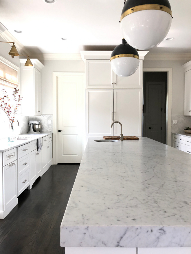 Mitered edge Countertop We did a 3 inch mitered edge on only the island It really makes a statement because it is slightly higher than the surrounding counters Mitered edge Countertop Kitchen island Mitered edge Countertop #MiterededgeCountertop #Miterededge #Countertop