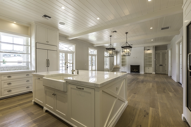 Benjamin Moore OC-17 White Dove Tongue and Groove Ceilings are painted in Benjamin Moore OC-17 White Dove Benjamin Moore OC-17 White Dove Benjamin Moore OC-17 White Dove #BenjaminMooreOC17WhiteDove