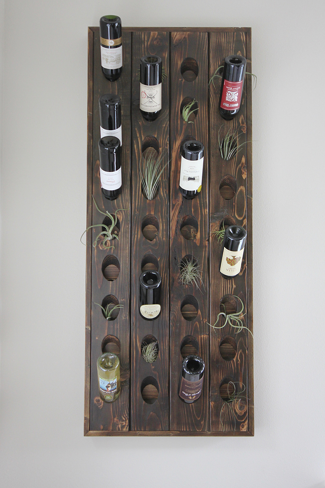 DIY Wooden Wall Planter Wine Holder DIY DIY Wooden Wall Planter Wine Holder DIY Ideas #DIYWoodenWallPlanter #DIYWineHolder #DIY