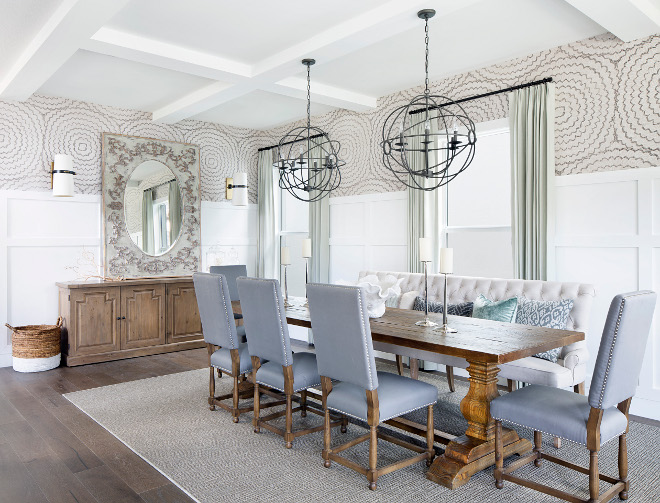 Dining Room Wainscoting Dining Room Wainscoting Ideas Dining Room Wainscoting Dining Room Wainscoting Grid Dining Room Wainscoting #DiningRoom #Wainscoting