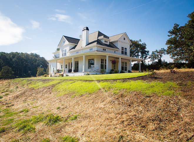 Farmhouse with wrap around porch Farmhouse with wrap around porch ideas Farmhouse with wrap around porch #Farmhouse #wraparoundporch