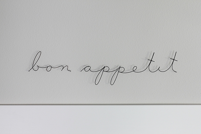 Bon Appetit Wire Art Kitchen wall art ideas Bon Appetit Wire Art #BonAppetit #wallArt