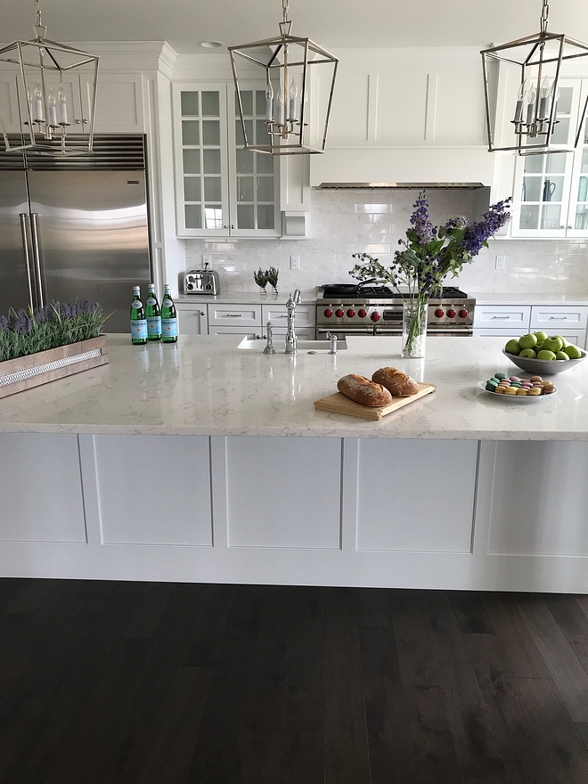 Kitchen Island The panels on the front of the island match the cabinet doors and the hood Kitchen Island design Kitchen Island #KitchenIsland