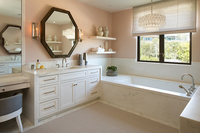 Blush Pink Bathroom Blush Bathroom Color scheme Blush Pink Bathroom Color scheme Blush Pink Bathroom Ideas #Colorscheme #BlushBathroom 