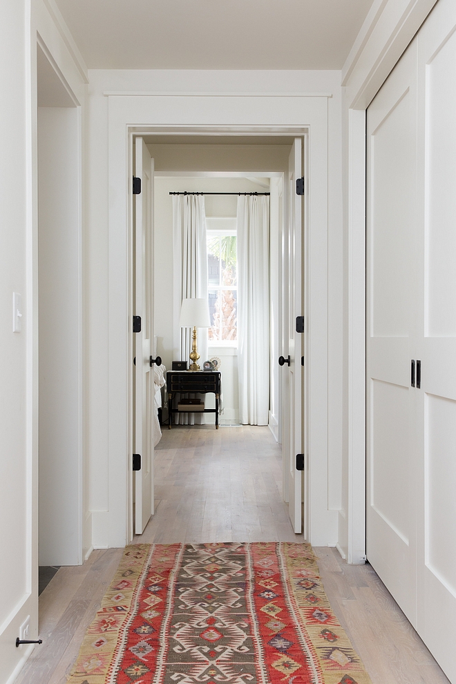 Light hardwood floor with vintage runner Beautiful White Oak Hardwood floor with vintage runner #whiteoak #hardwoodfloor #vintaherunner