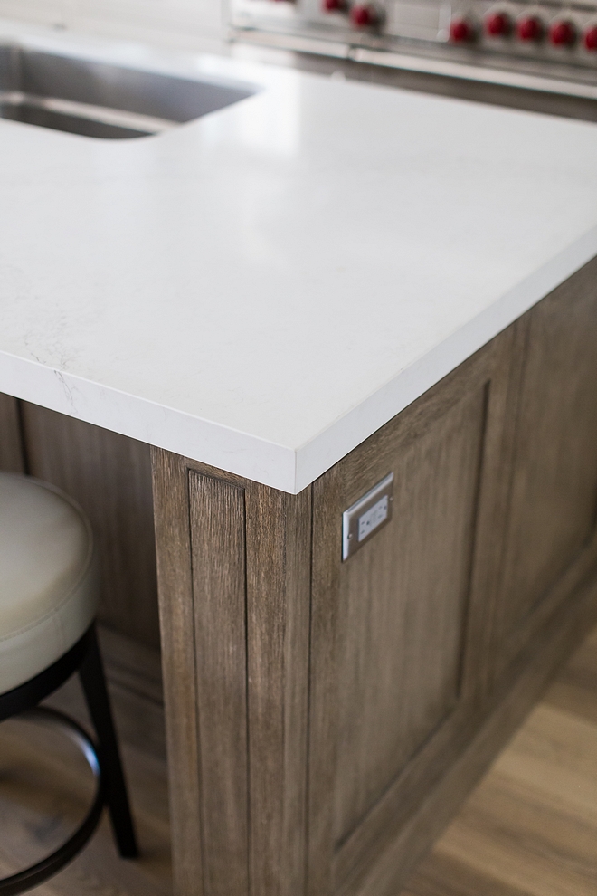 Caesarstone Calacatta Nuvo, Mitered Edge Kitchen Countertop Caesarstone Calacatta Nuvo, Mitered Edge White Quartz Caesarstone Calacatta Nuvo, Mitered Edge #kitchen #countertop #Caesarstone #CalacattaNuvo #MiteredEdge