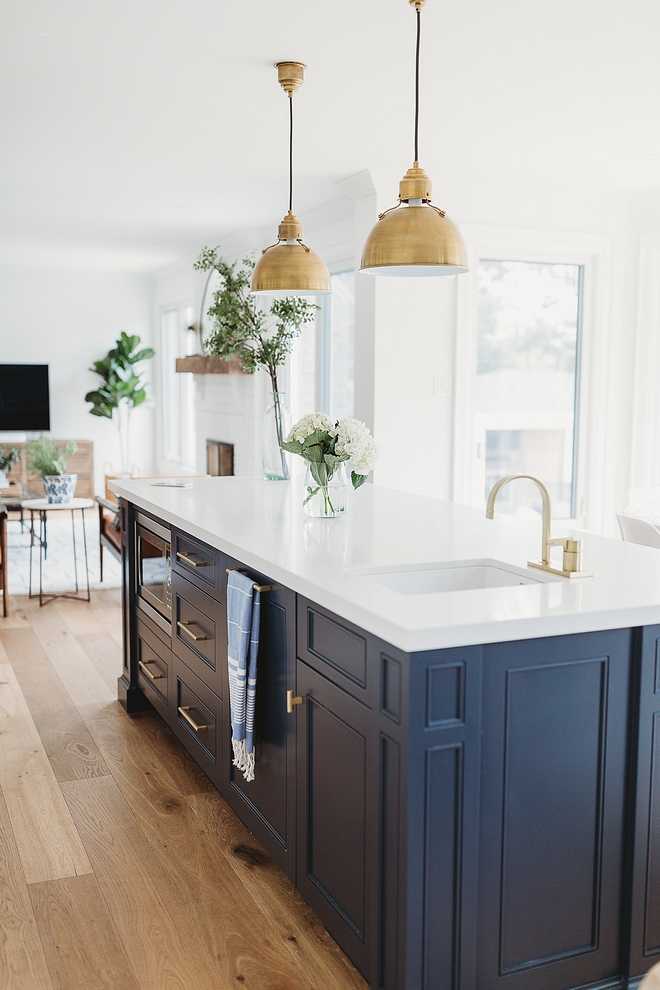 Kitchen island I designed a 9x4 island which accommodates seating for six and houses a prep sink and a second dishwasher We were on the fence about adding the second dishwasher, but it is one of the BEST decisions we made We use it all the time Kitchen island #Kitchenisland