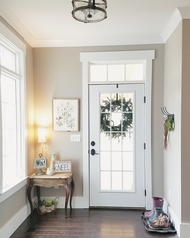 Perfect Greige by Sherwin Williams neutral light tan with a hint of grey paint color Perfect Greige by Sherwin Williams Perfect Greige by Sherwin Williams Perfect Greige by Sherwin Williams Perfect Greige by Sherwin Williams #PerfectGreigebySherwinWilliams