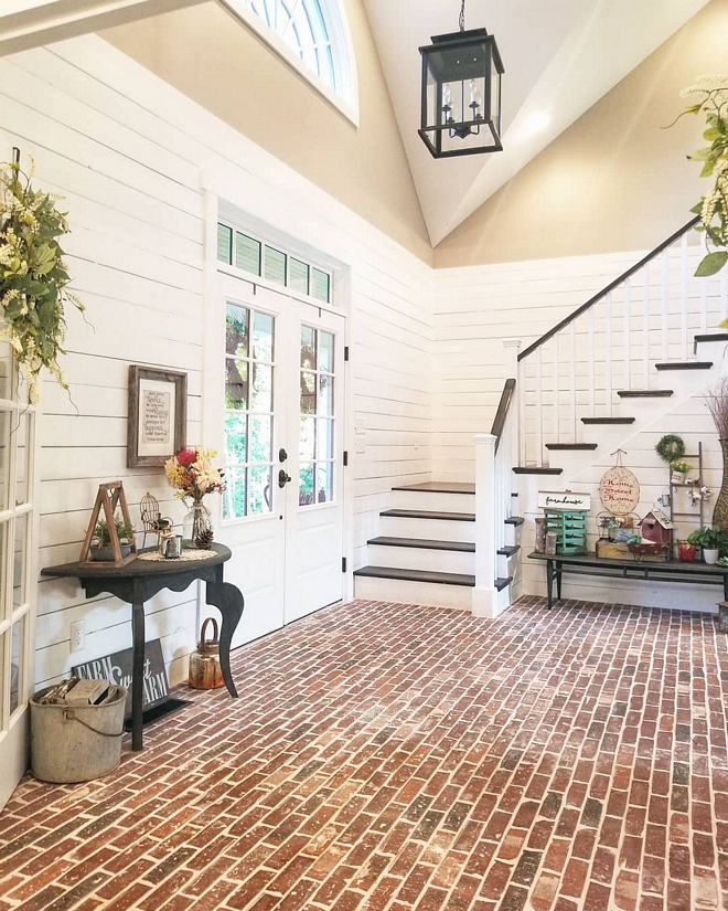 Brick Flooring Old Louisville Tudor brick by General Shale Brick Flooring Brick Flooring Brick Flooring Brick Flooring with shiplap Brick Flooring Brick Flooring #BrickFlooring #Brick #Flooring