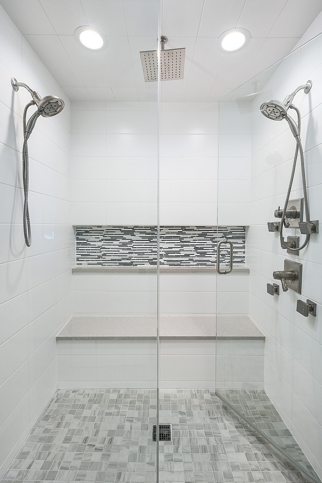 shower tiling The shower tiling is simple and classic It won't go out of style shower tiling ideas #showertiling 