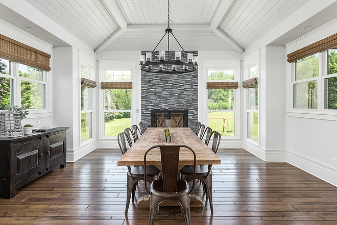 Dining room Fireplace Dining room Fireplace surrounded by windows Dining room Fireplace Dining room Fireplace Dining room Fireplace #DiningroomFireplace #Diningroom #Fireplace