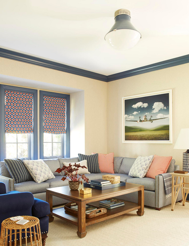 Navy Blue Trim Paint Color Benjamin Moore 840 Kensington Blue Navy Trim Paint Color Benjamin Moore 840 Kensington Blue #TrimPaintColor #BenjaminMoore840KensingtonBlue